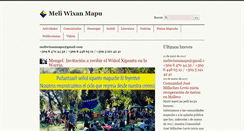 Desktop Screenshot of meli.mapuches.org