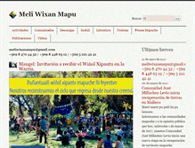 Tablet Screenshot of meli.mapuches.org